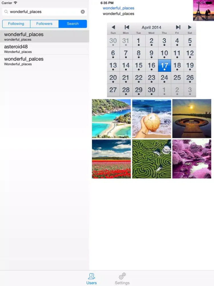 Imero Chronology for Instagram iPad  Ekran Görüntüleri