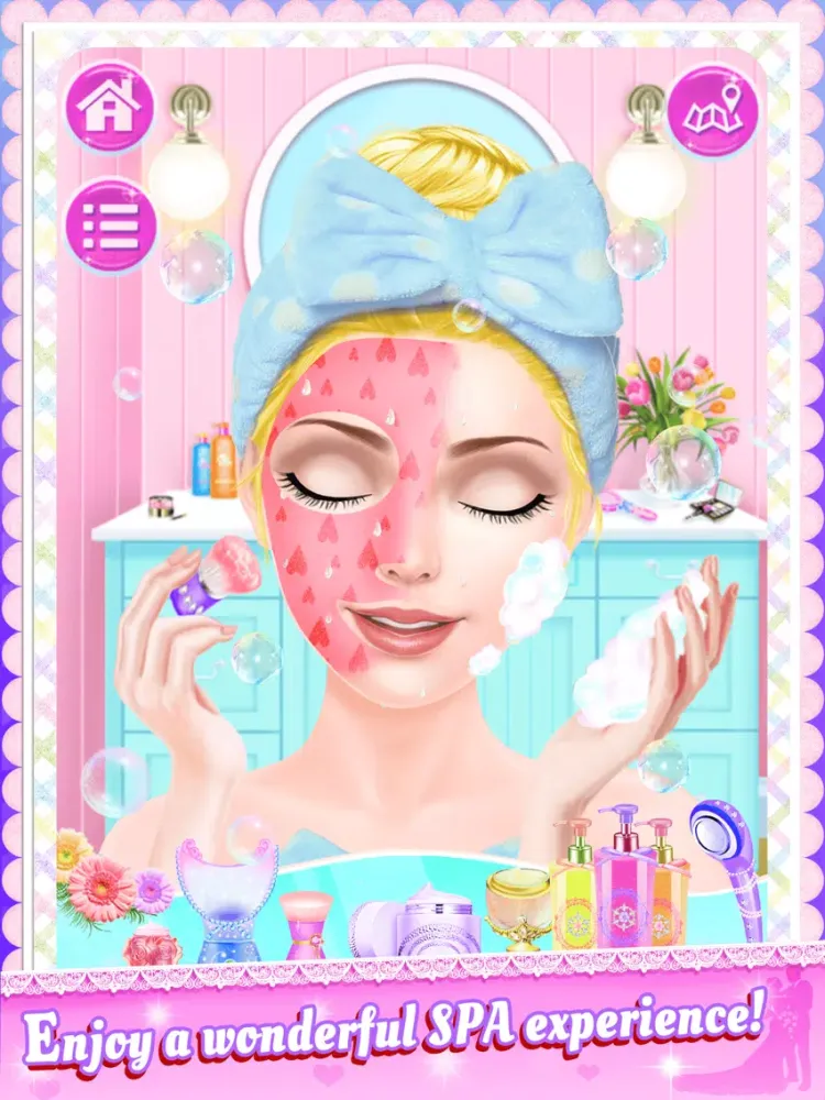 تصاویر Romantic Dream Wedding Beauty Salon - Summer Spa, Makeup and Dressup Game for Girls iPad 