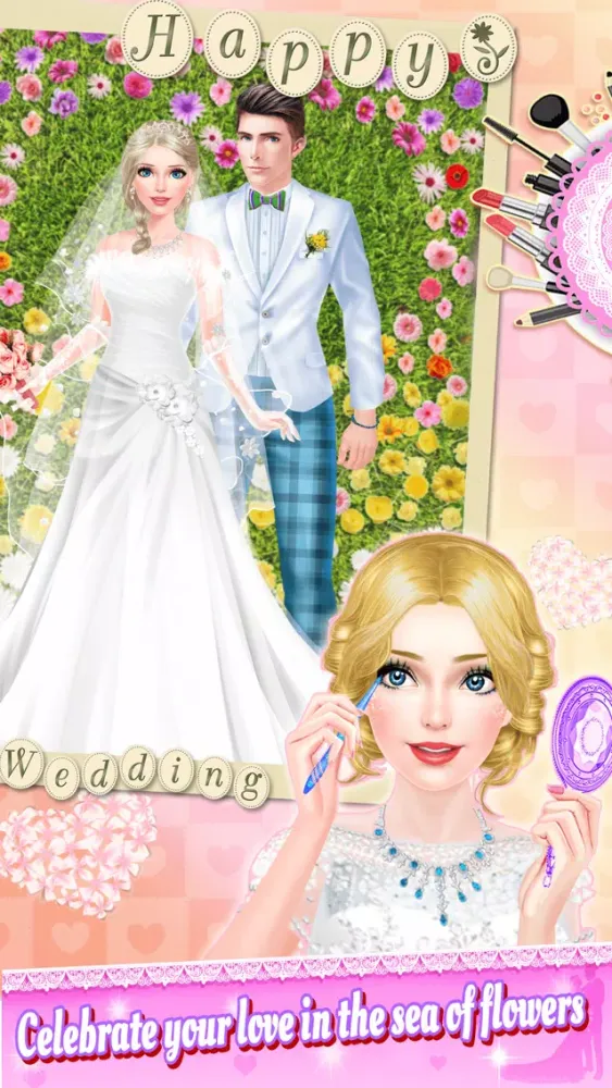 تصاویر Romantic Dream Wedding Beauty Salon - Summer Spa, Makeup and Dressup Game for Girls