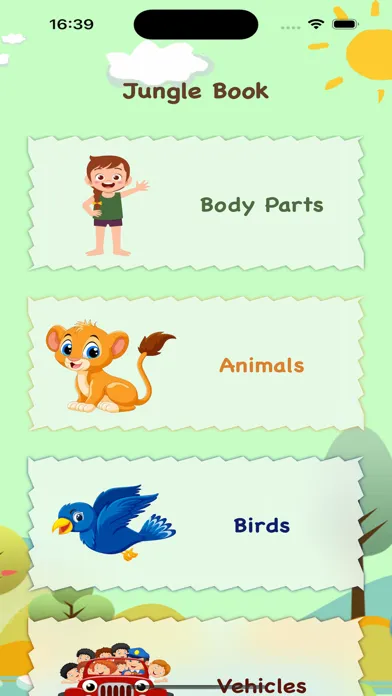 ภาพหน้าจอของ Jungle Book: Play and Learning