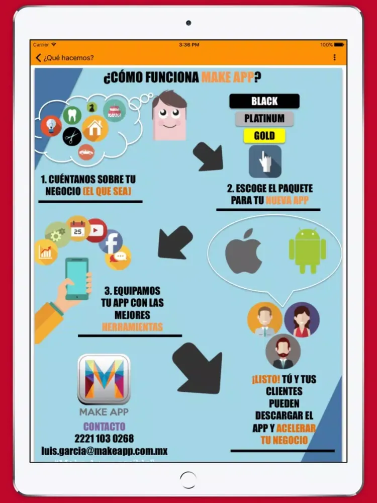 Make App iPad  स्क्रीनशॉट