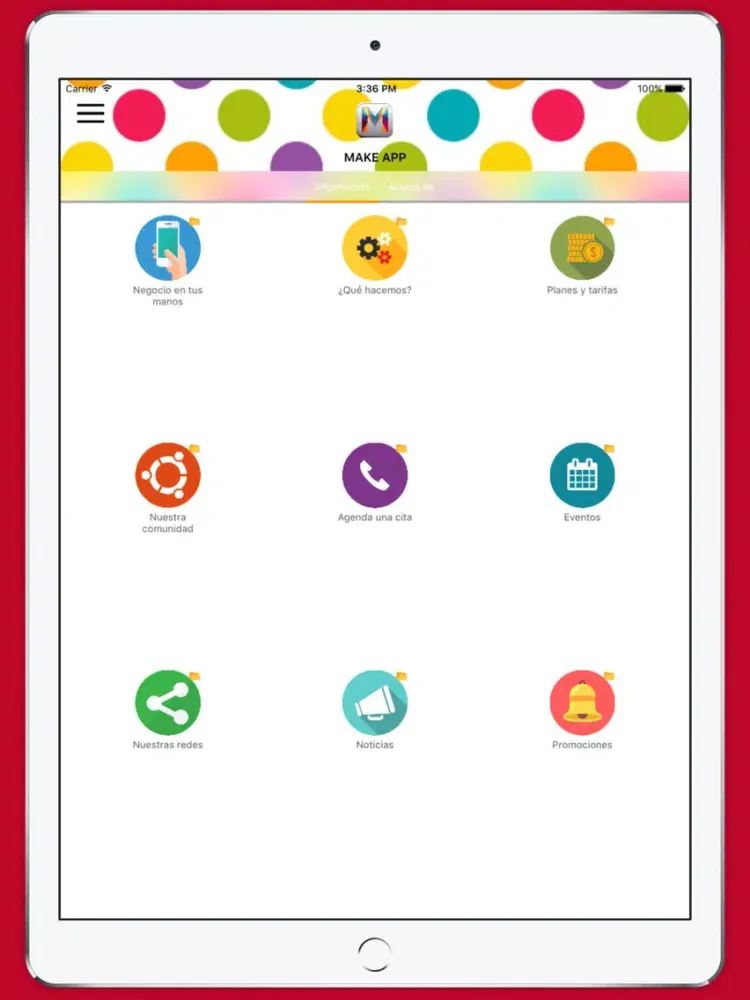 Make App iPad  स्क्रीनशॉट