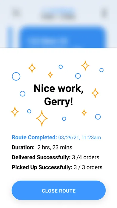 Tangkapan skrin Cents Driver App