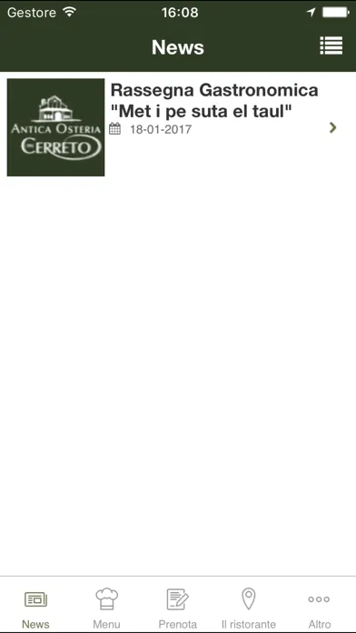 Ảnh chụp màn hình của Antica Osteria Del Cerreto