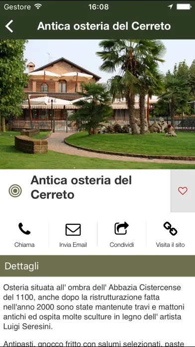 Ảnh chụp màn hình của Antica Osteria Del Cerreto