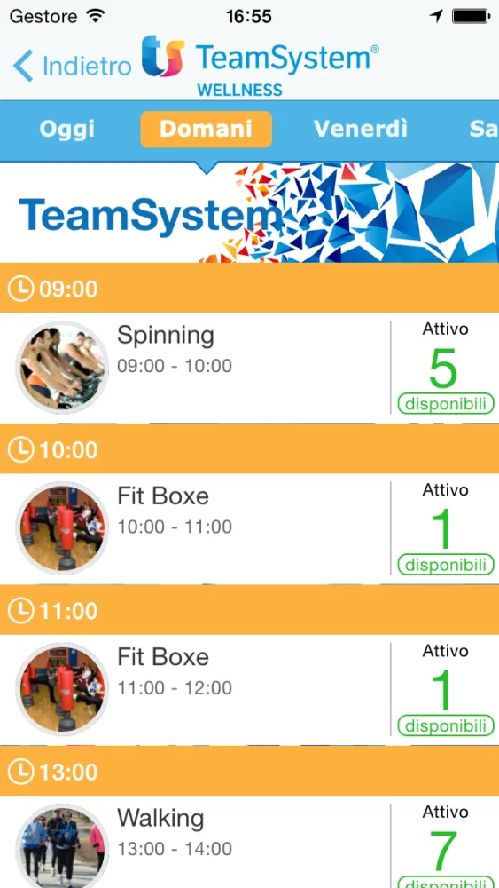 Zrzuty ekranu InforYou - TeamSystem Wellness