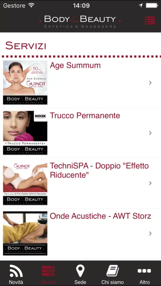 Body & Beauty Estetica e Benessere Screenshots
