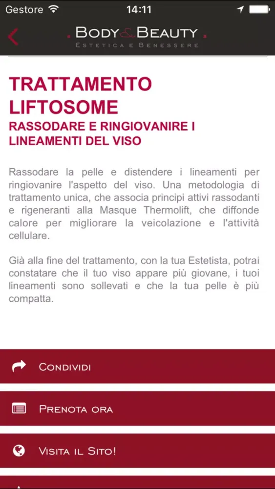 Body & Beauty Estetica e Benessere Screenshots
