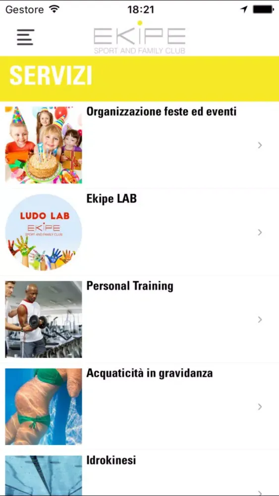 Скриншоты Ekipe Sport & Family Club
