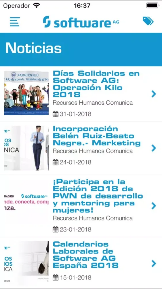 Software AG España スクリーンショット