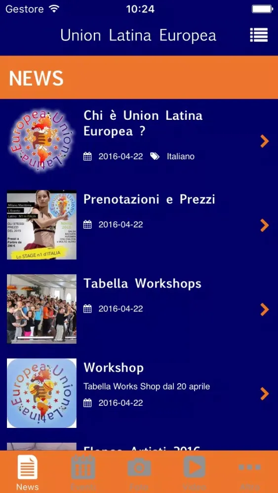 UNION LATINA EUROPEA Screenshots