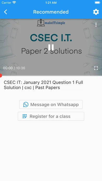 Tangkapan layar LearnIT by makeITsimpleTT