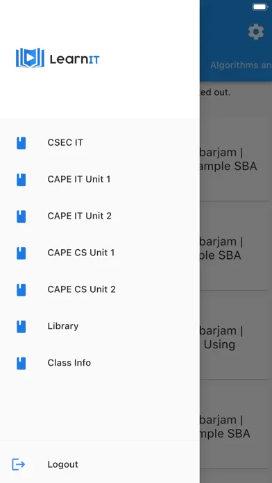 Tangkapan layar LearnIT by makeITsimpleTT