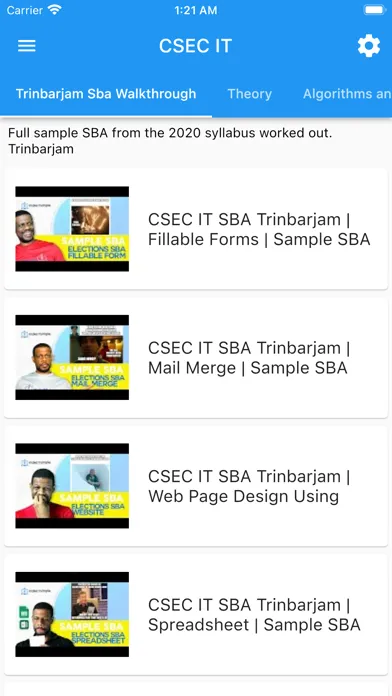 Tangkapan layar LearnIT by makeITsimpleTT