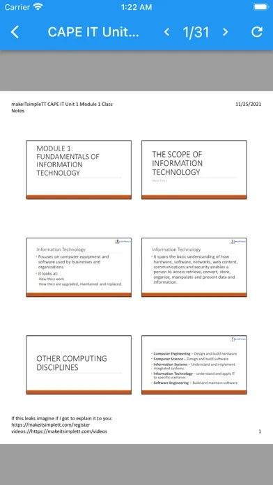 Tangkapan layar LearnIT by makeITsimpleTT