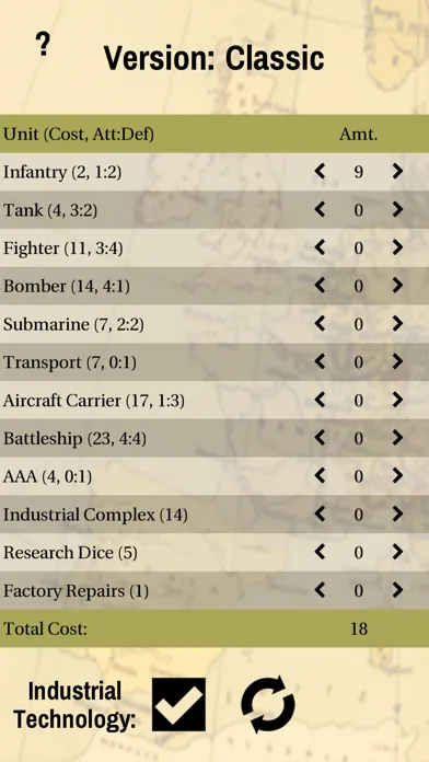 A&A Unit Purchase Calculator Screenshots