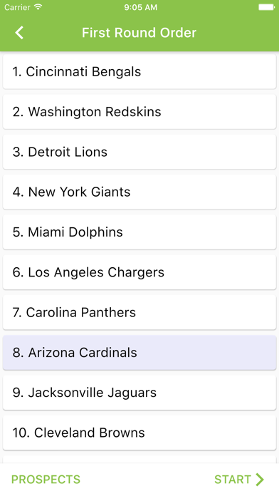 Zrzuty ekranu Sports Draft Simulator