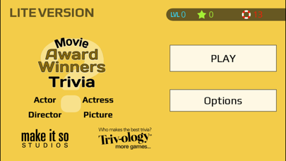 Captures d'écran de Oscar Winners Trivia