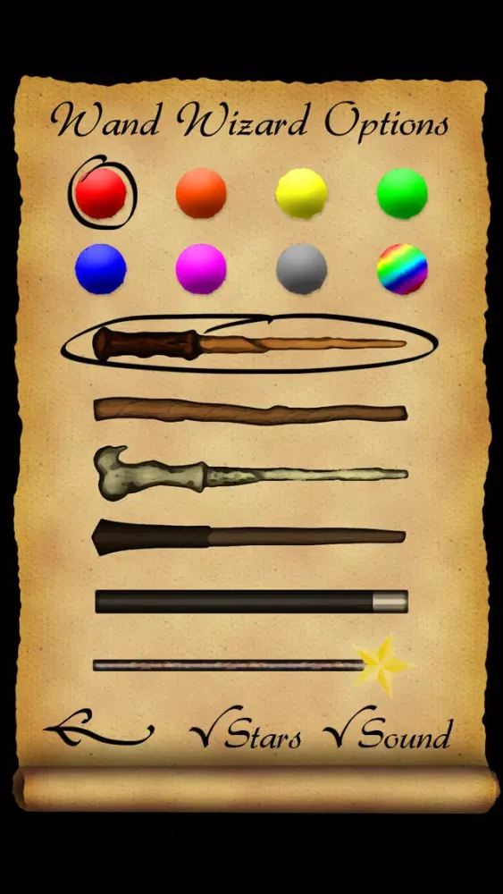 Tangkapan layar Wand Wizard