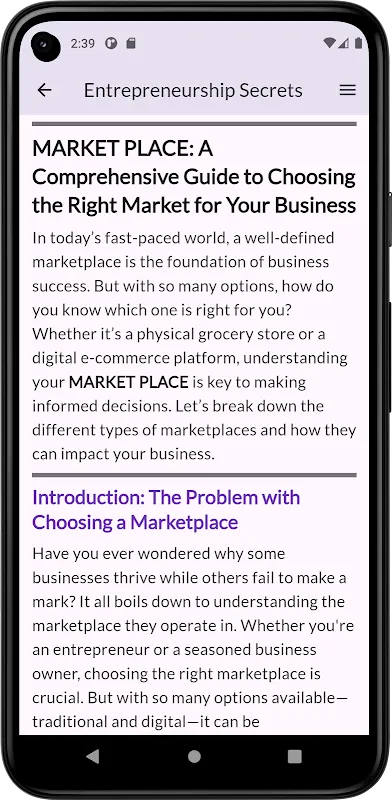 Business and Management Course應用截圖