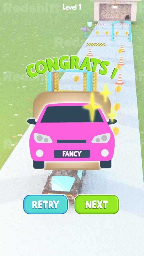 Tangkapan layar Fancy Car Run