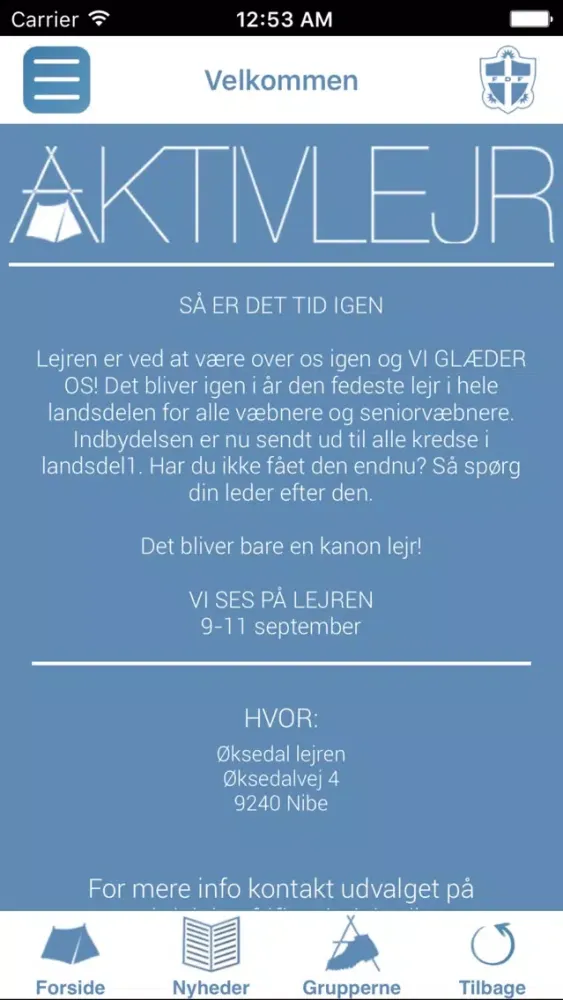 Screenshot di FDF LD1 Aktivlejr