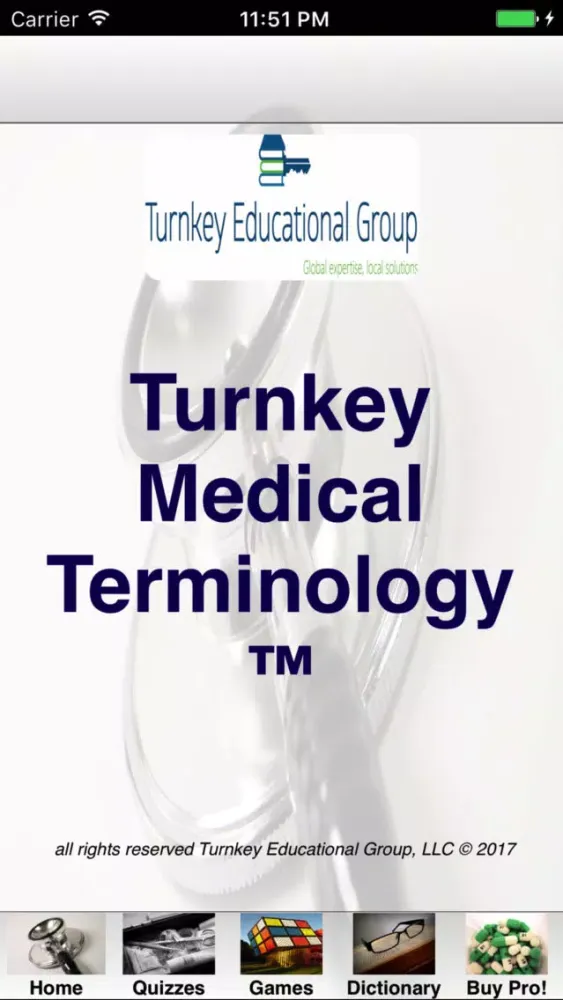 Tangkapan layar Turnkey Medical Terminology™