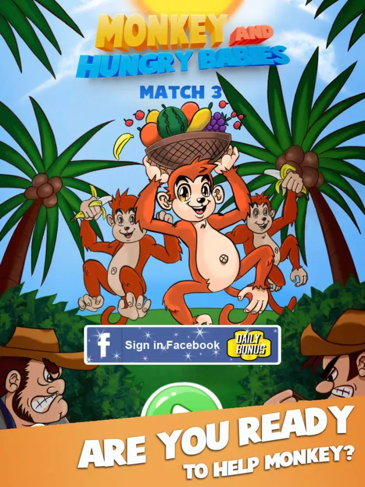 Monkey City & Hungry Babies - Fun Games for Girls iPad  স্ক্রিনশট
