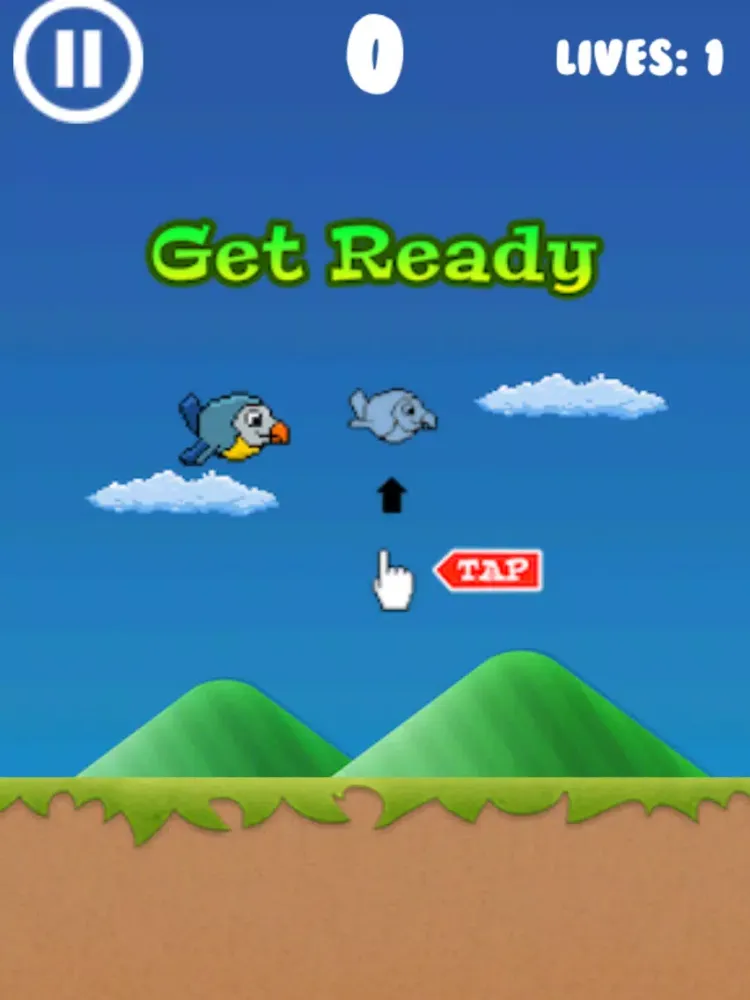 Ảnh chụp màn hình của Crazy Dodo: The bird has returned and can't stop flapping! iPad 