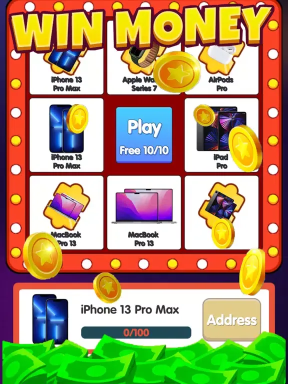 Captures d'écran de Money Knife: Make Money Game iPad 