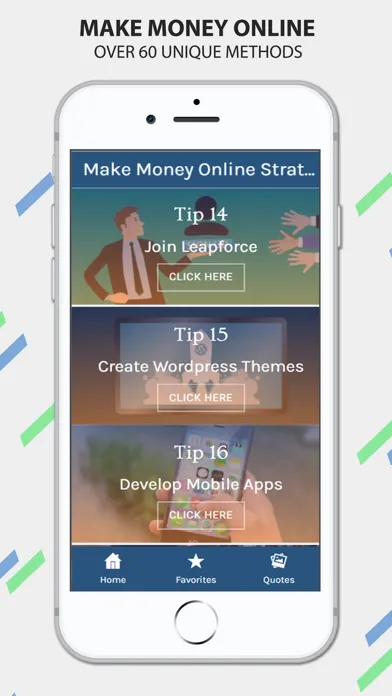 Captures d'écran de Make Money Online Strategies