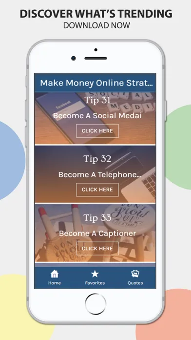 Captures d'écran de Make Money Online Strategies