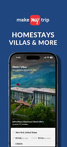 Скриншоты MakeMyTrip - Flights & Hotels