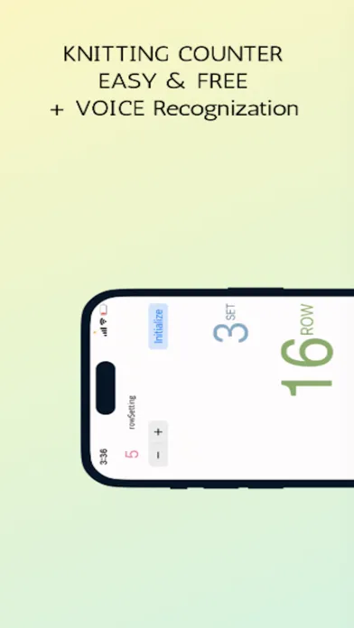Capturas de tela do Row Knit Counter-KODANE