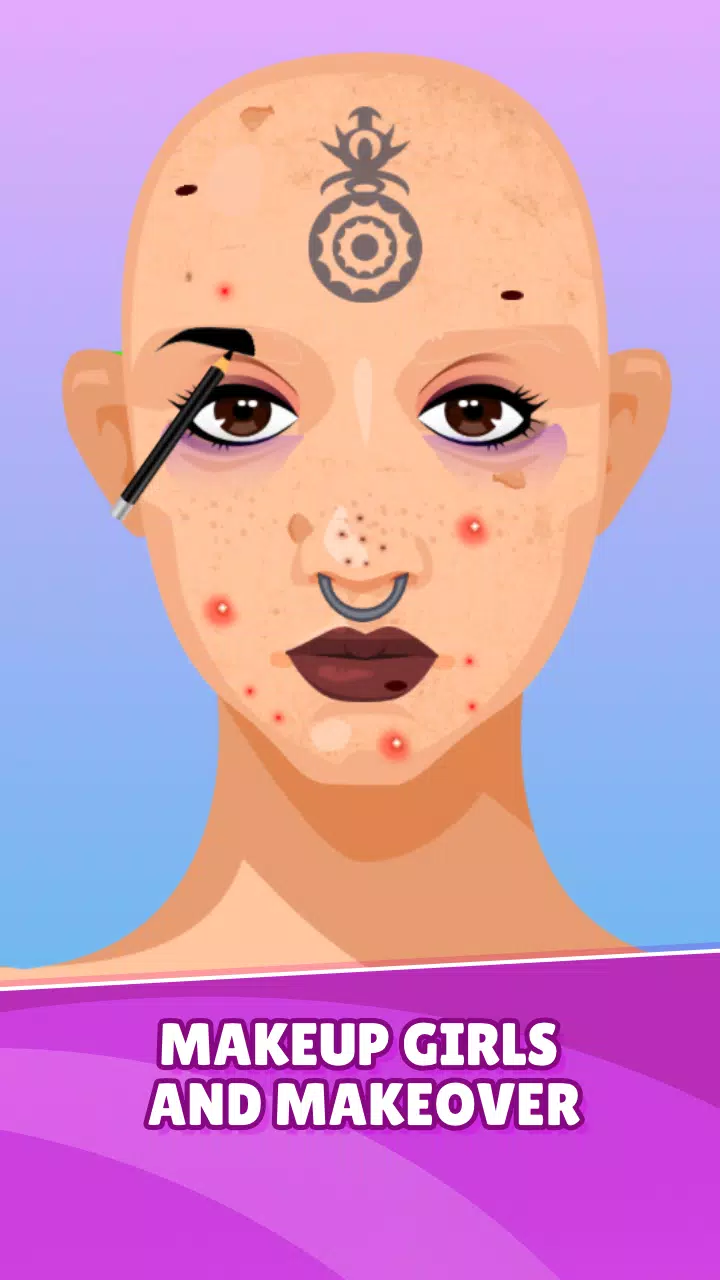 Tangkapan skrin ASMR satisfying Makeover Game