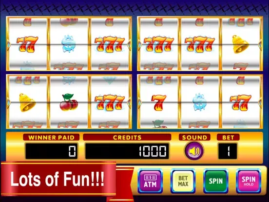 Sizzling Flaming 7 Slots iPad 应用截图