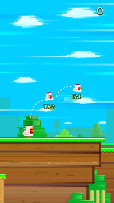 Screenshot di Crossy Chick Running