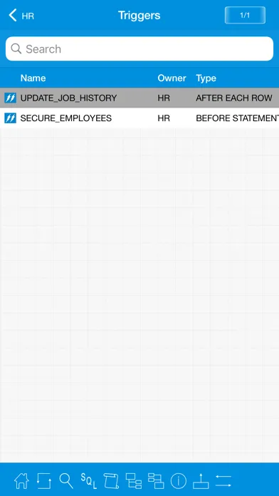 Tangkapan layar iOracleProg - Oracle Client