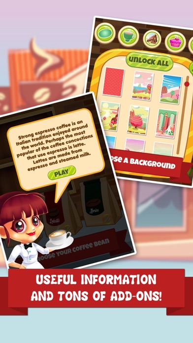 Coffee Dessert Making Salon - food maker games & candy ice cream make for kids! スクリーンショット