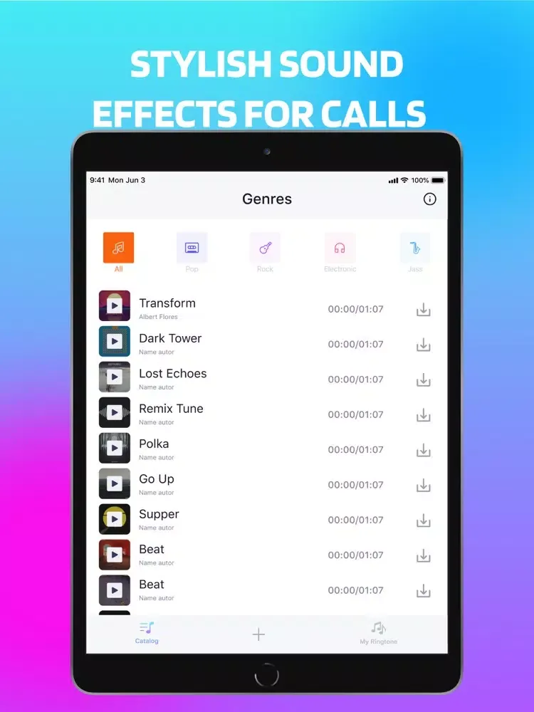 Ringtone Maker & Music Editor iPad  Screenshots