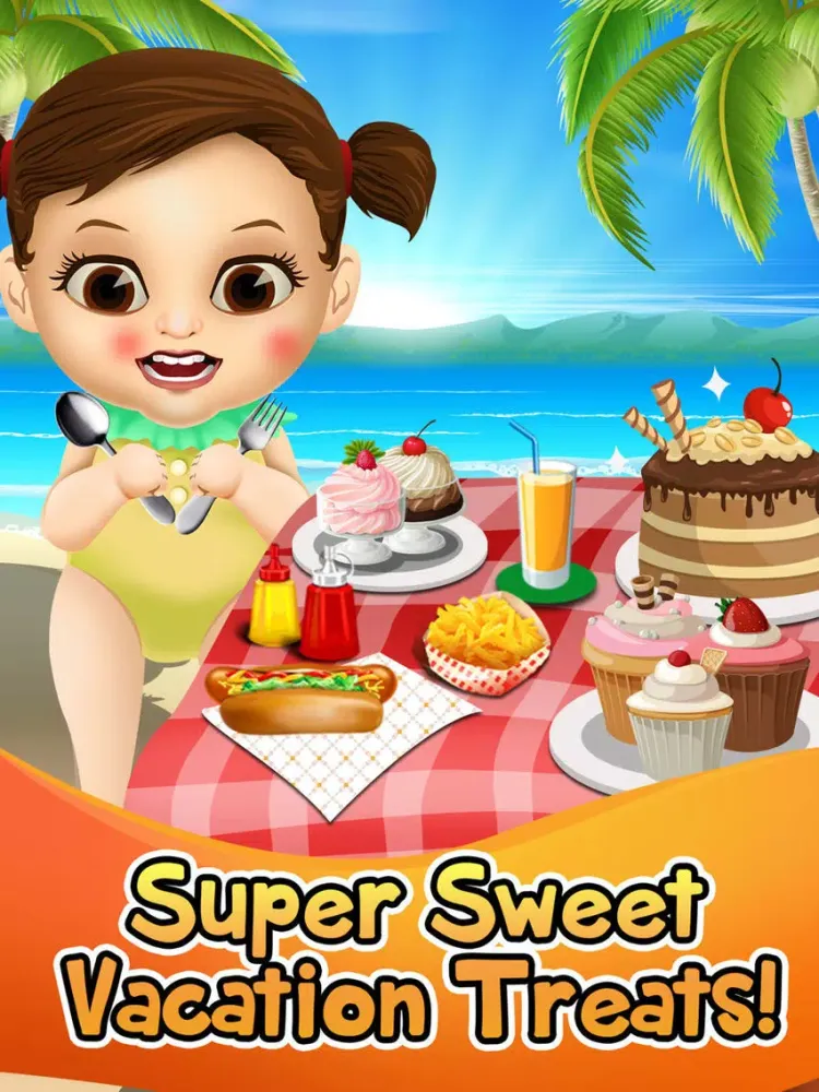 صور Summer Food Maker Vacation - Cake Making Salon & Candy Make Kids Cooking Games for Girls & Boys! iPad 