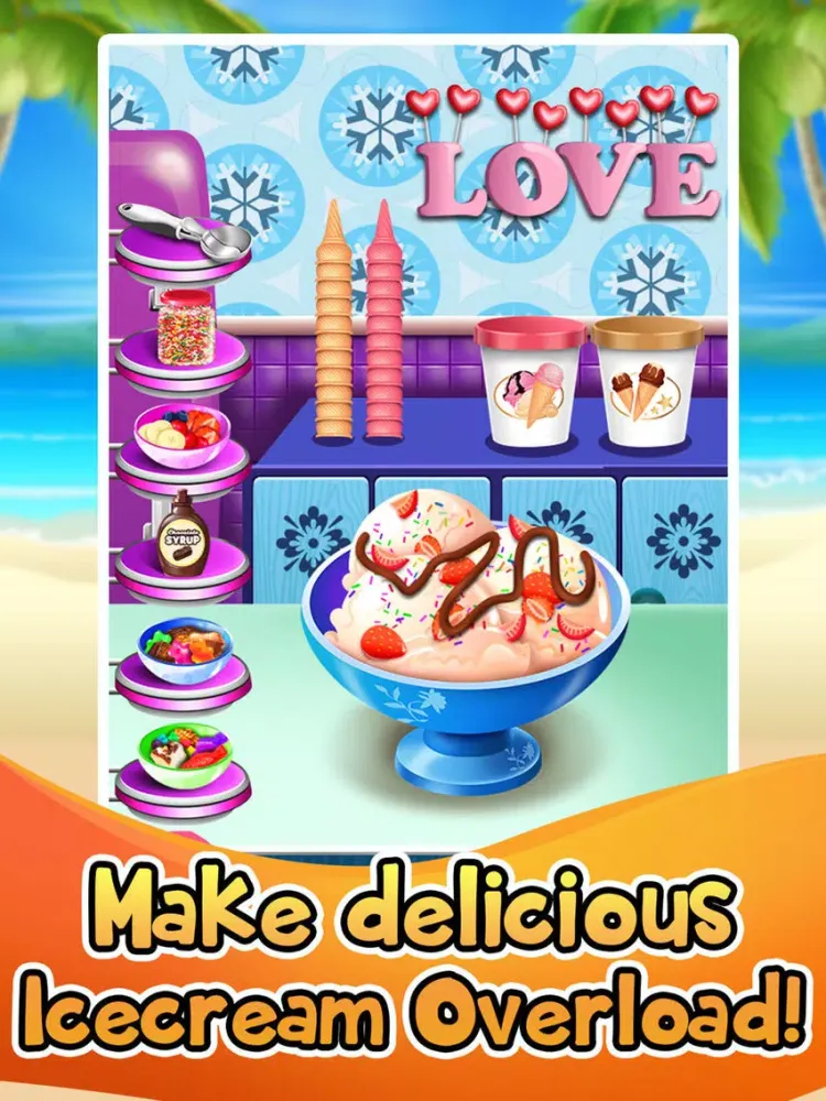 صور Summer Food Maker Vacation - Cake Making Salon & Candy Make Kids Cooking Games for Girls & Boys! iPad 