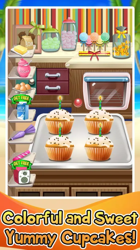 صور Summer Food Maker Vacation - Cake Making Salon & Candy Make Kids Cooking Games for Girls & Boys!