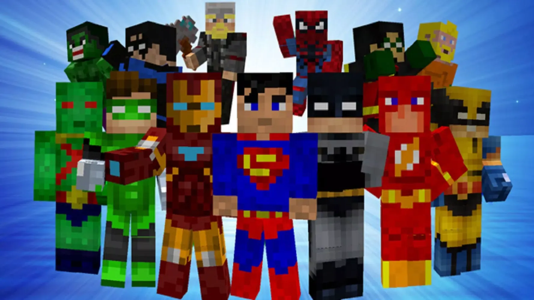 Superheroes Mod for Minecraft Ekran Görüntüleri