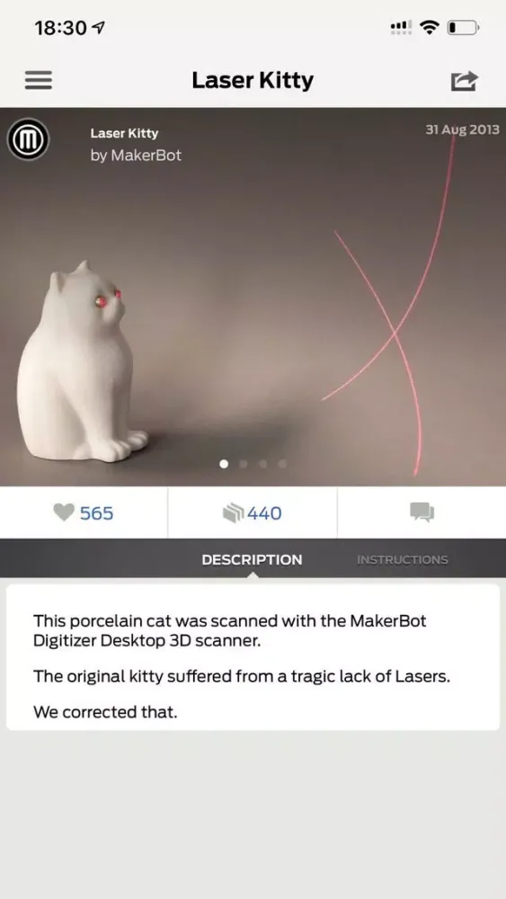 Thingiverse Screenshots