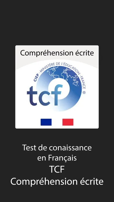 Screenshot di TCF - Compréhension écrite