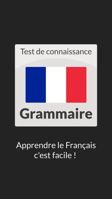 Ảnh chụp màn hình của French Grammar Quiz