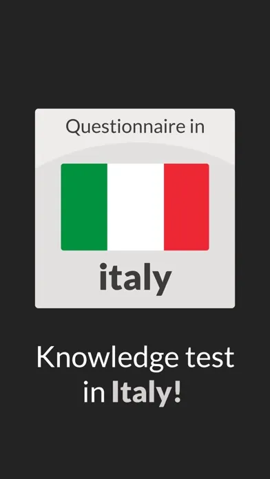 Italian Language Test 스크린샷