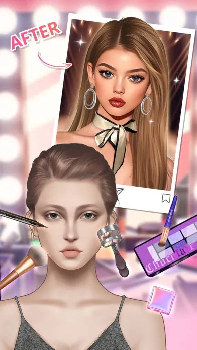 ภาพหน้าจอของ Makeup Salon - DIY Makeup game