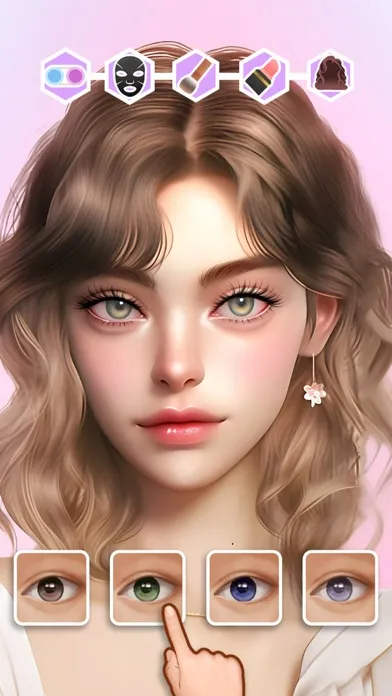 ภาพหน้าจอของ Makeup Salon - DIY Makeup game